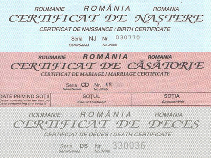 Perfervid Removal Goneryl Români în străinătate: obținerea de la consulat a certificatelor românești  de naștere, de căsătorie sau de deces