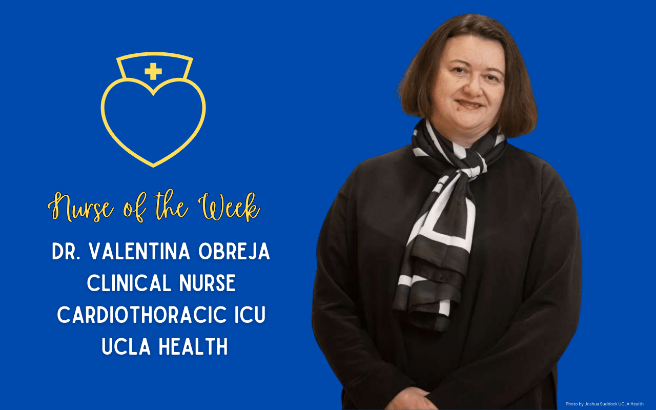 Valentina Obreja, Asistenta Medicală a săptămânii. Sursă: dailynurse.com.